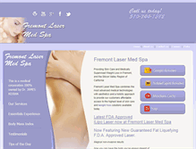 Tablet Screenshot of fremontlasermedspa.com